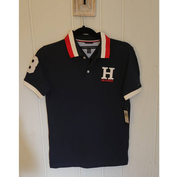 Hilfiger Boys Matt Polo Shirt - M (12/14) - NWT - Picture 5 of 5